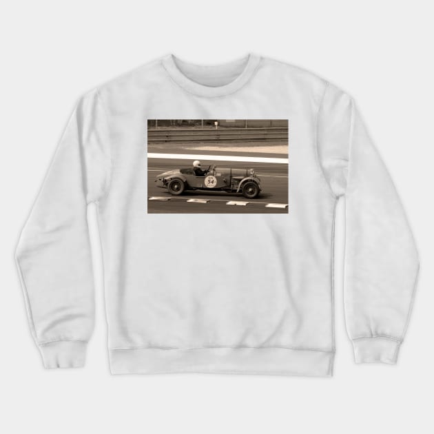 Lagonda LG 45 Sports Motor Car Le Mans Classic Crewneck Sweatshirt by AndyEvansPhotos